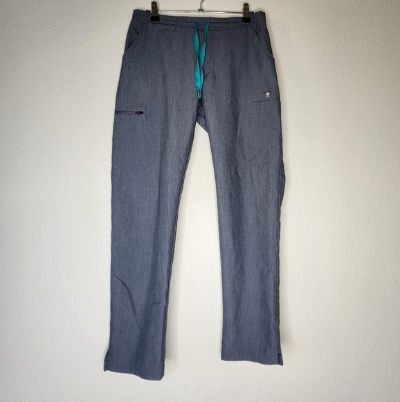 FIGS Gray Yola Scrub Pants XSP - Picture 2 of 6